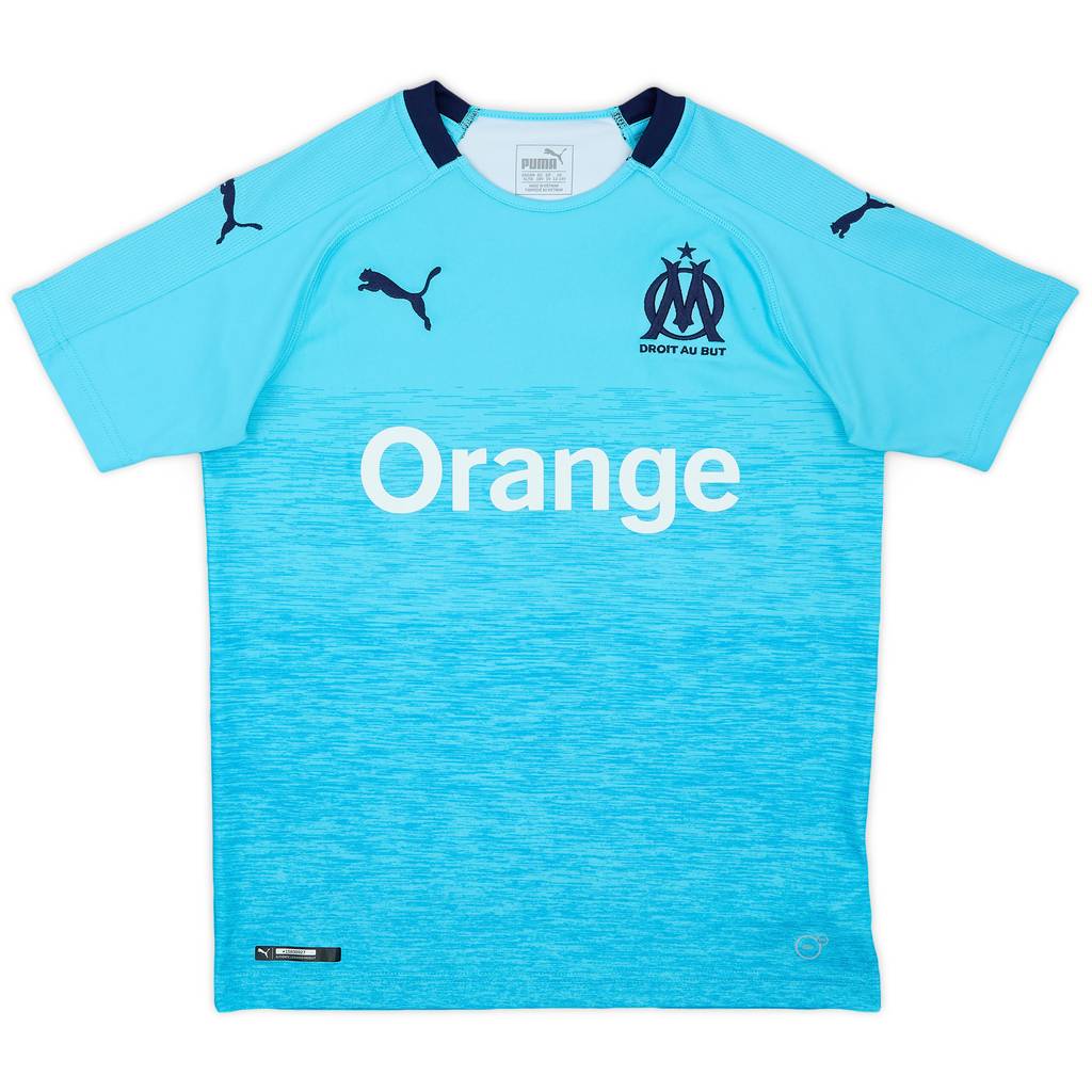 2018-19 Olympique Marseille Third Shirt - 10/10 - (XL.Boys)