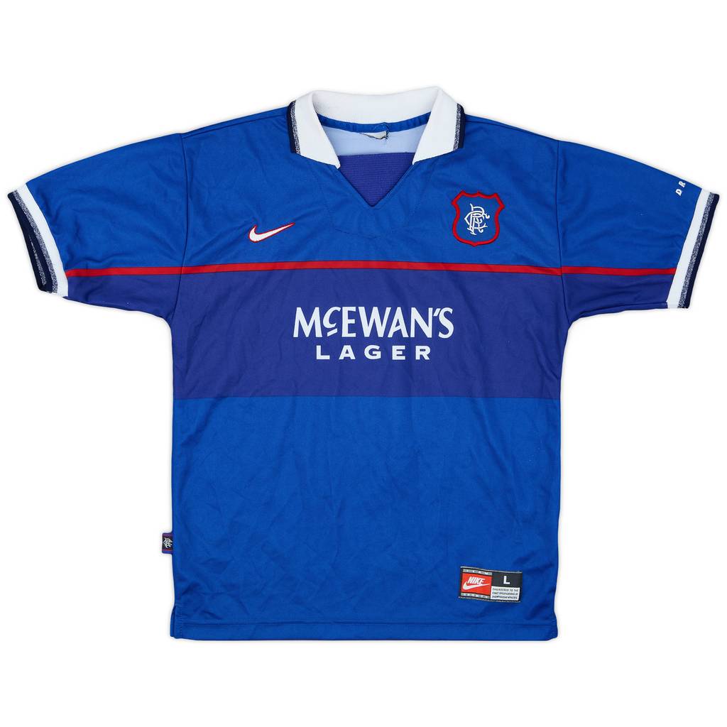 1997-99 Rangers Home Shirt - 5/10 - (L.Boys)