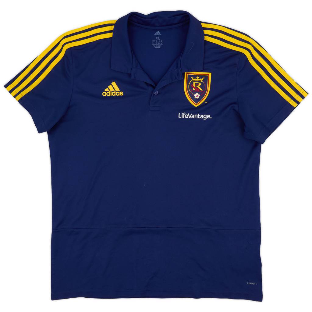 2017-18 Real Salt Lake adidas Polo Shirt - 8/10 - (XL)