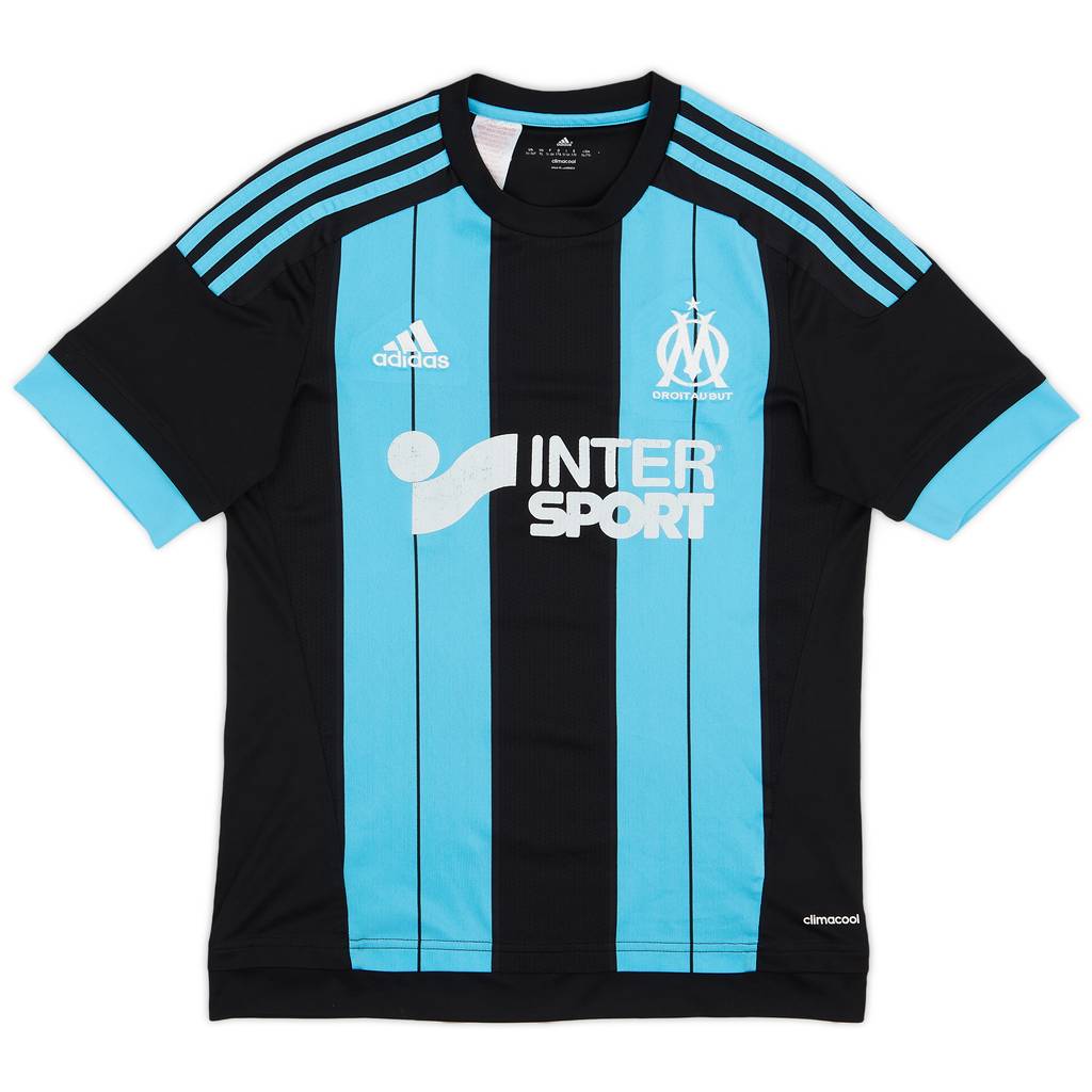 2015-16 Olympique Marseille Away Shirt - 6/10 - (XL.Boys)