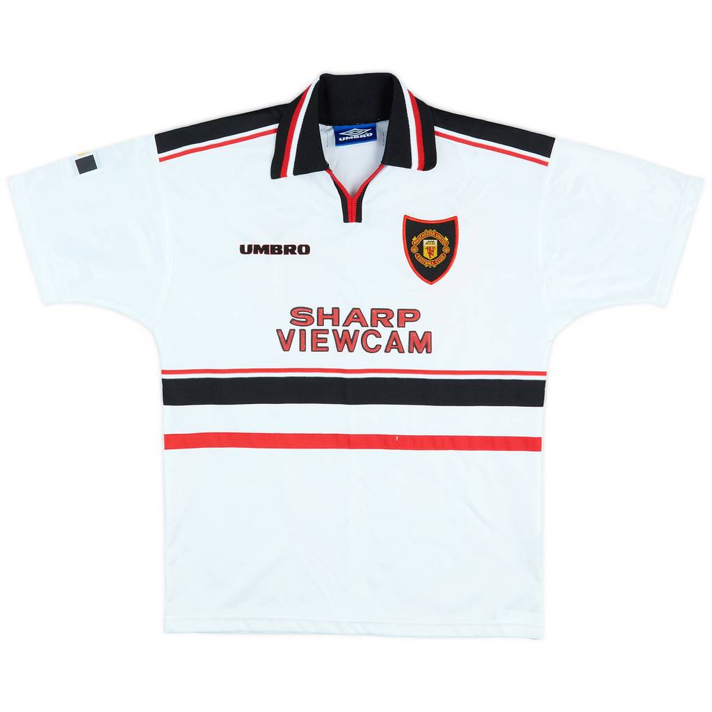 1997-99 Manchester United Away Shirt - 10/10 - (L.Boys)