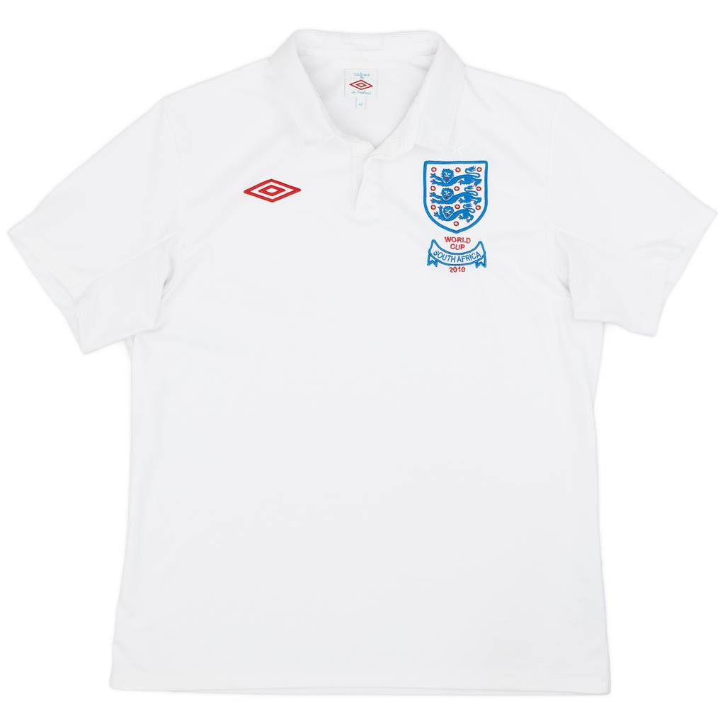 2009-10 England 'South Africa' Home Shirt - 8/10 - (L)