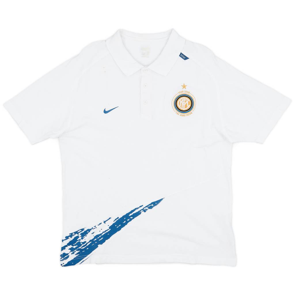 2007-08 Inter Milan Nike Polo Shirt - 8/10 - (XL)