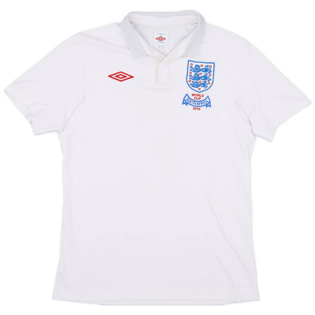 2009-10 England 'South Africa' Home Shirt - 5/10 - (M)