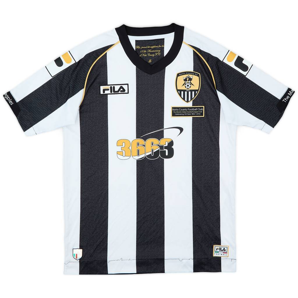 2012-13 Notts County Home Shirt - 7/10 - (L.Boys)