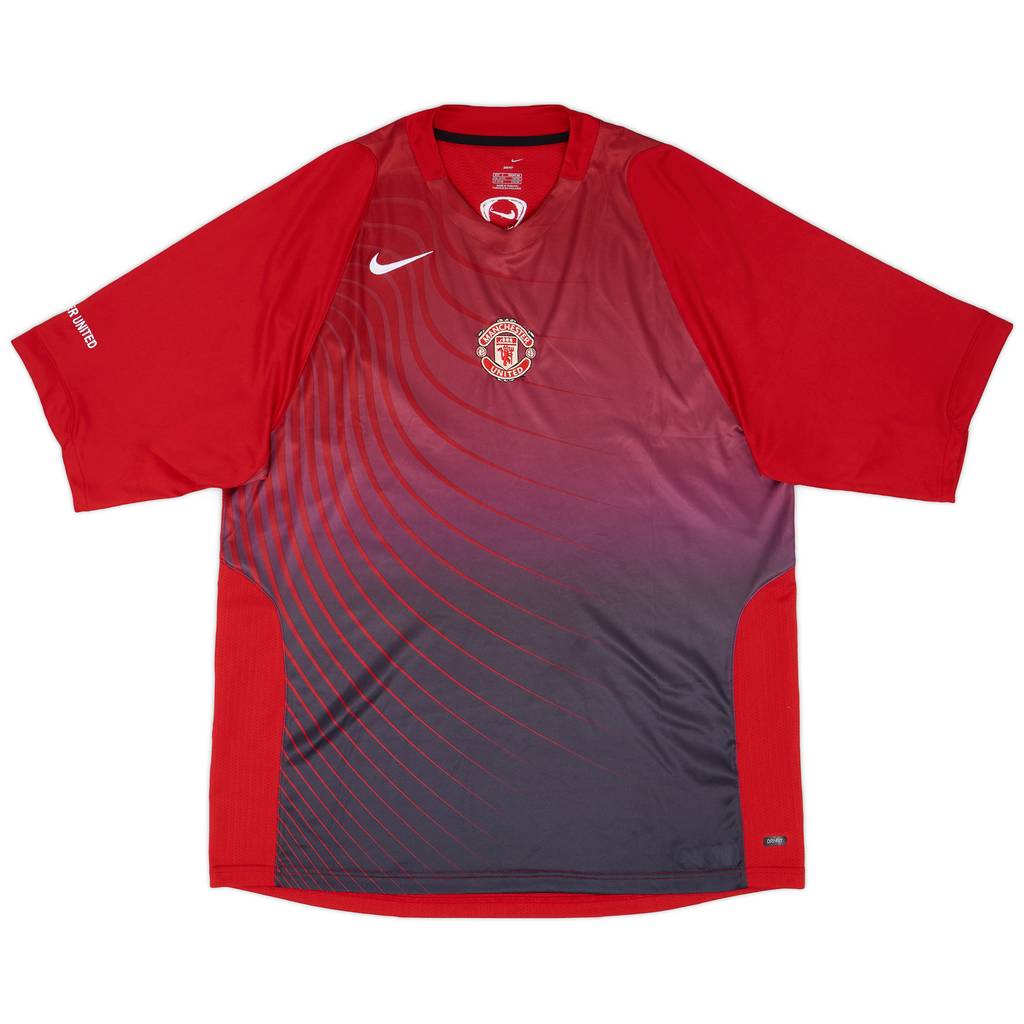2006-07 Manchester United Nike Training Shirt - 9/10 - (L)