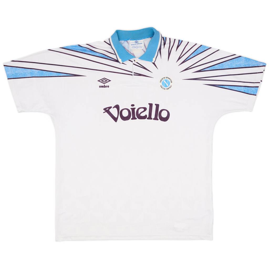 1991-93 Napoli Away Shirt - 8/10 - (XL)