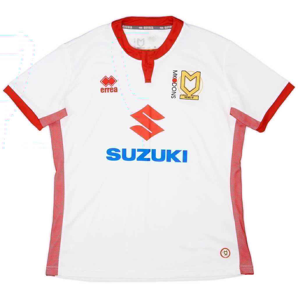 2017-18 MK Dons Home Shirt - 9/10 - (M)