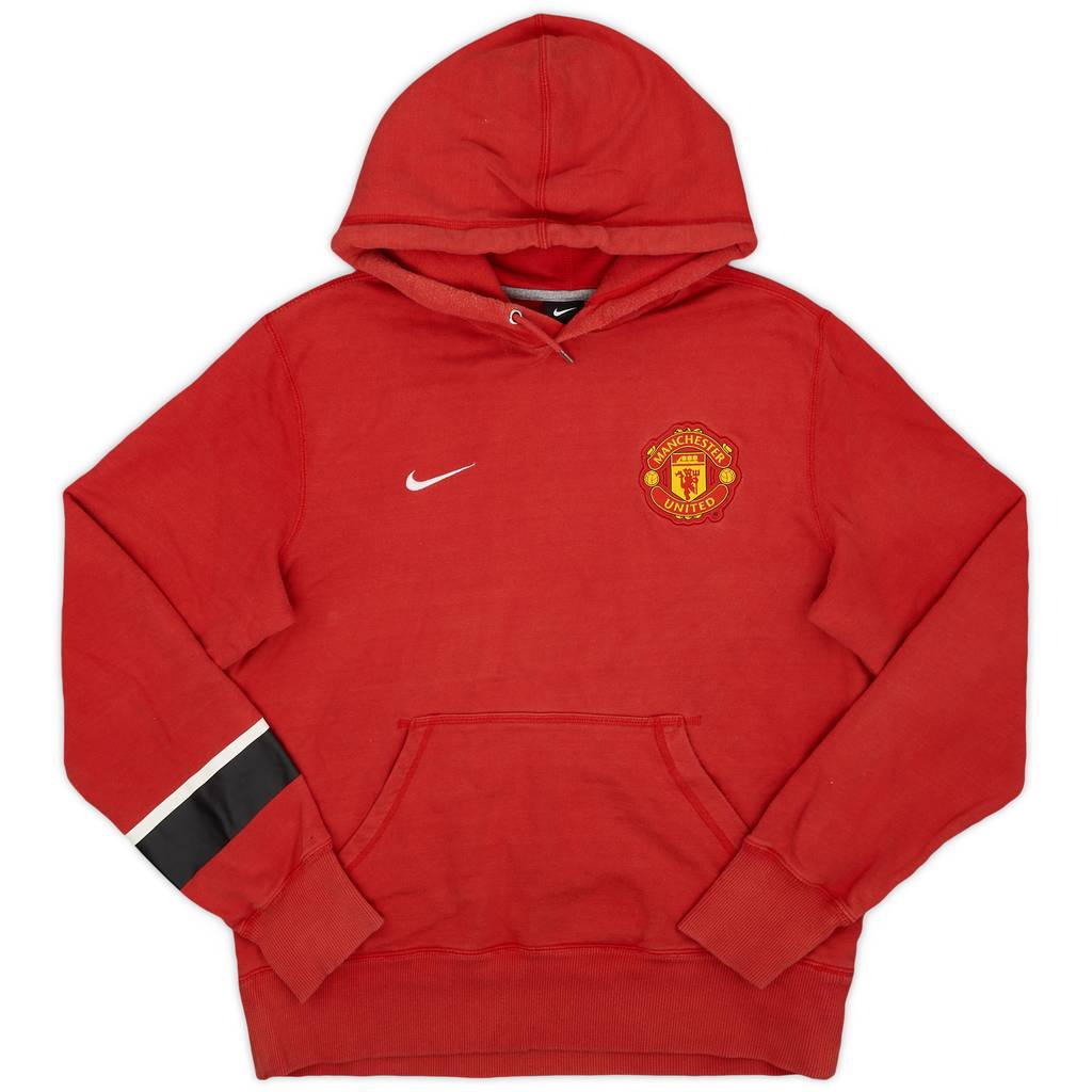 2012-13 Manchester United Nike Hooded Sweat Top - 5/10 - (M)