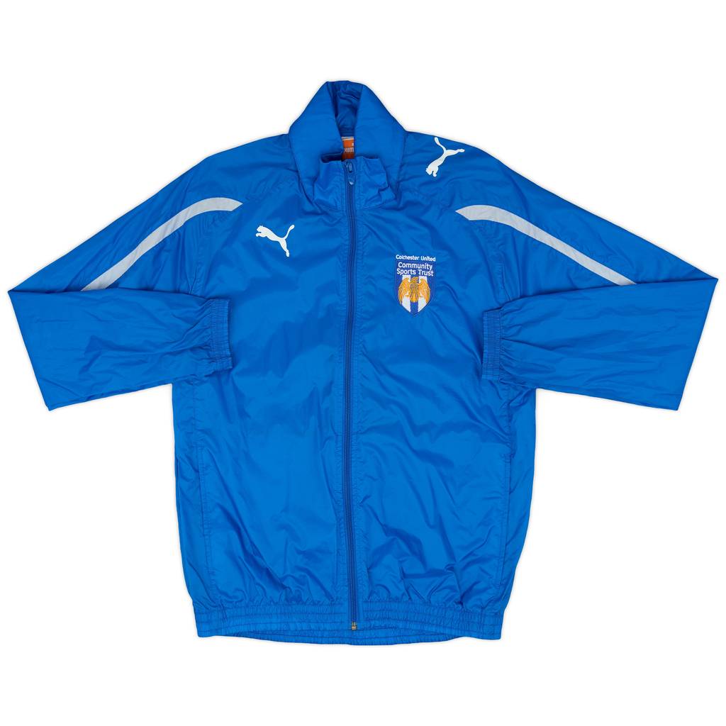 2012-13 Colchester United Puma Hooded Rain Jacket - 8/10 - (S)