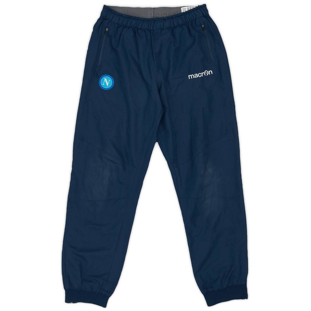 2010-11 Napoli Macron Track Pants/Bottoms - 9/10 - (XL.Boys)
