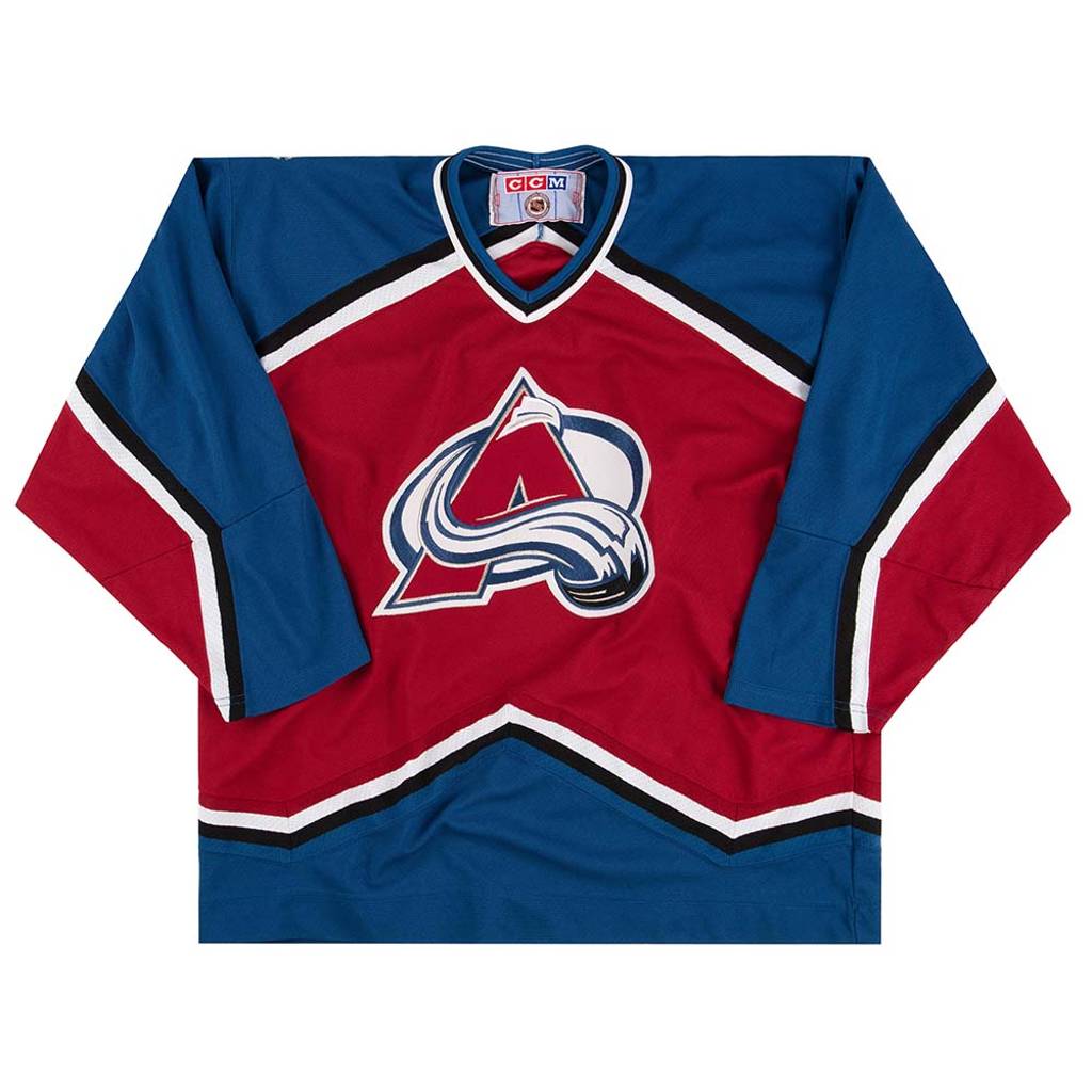 1997-99 Colorado Avalanche CCM Jersey (Away) XL