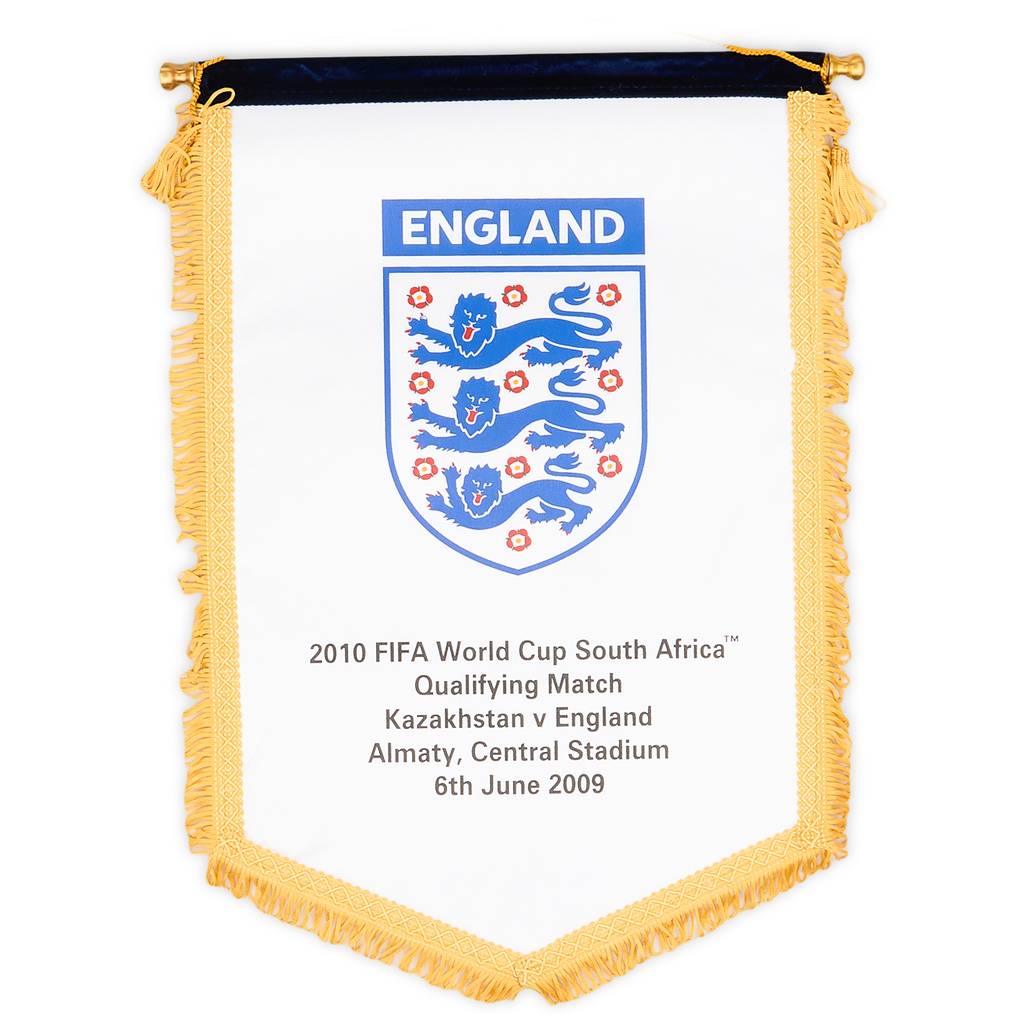 2009 England Match Pennant World Cup 2010 Qualifier (v Kazakhstan)
