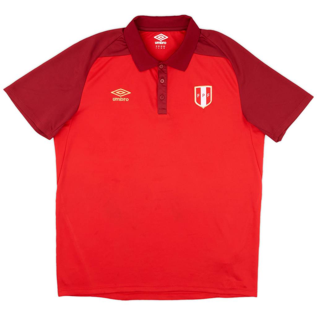 2018-19 Peru Umbro Polo Shirt - 6/10 - (XL)