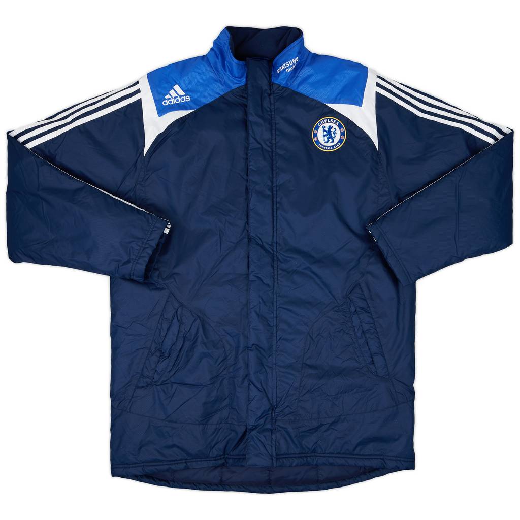 2007-08 Chelsea adidas Padded Bench Coat - 9/10 - (M/L)