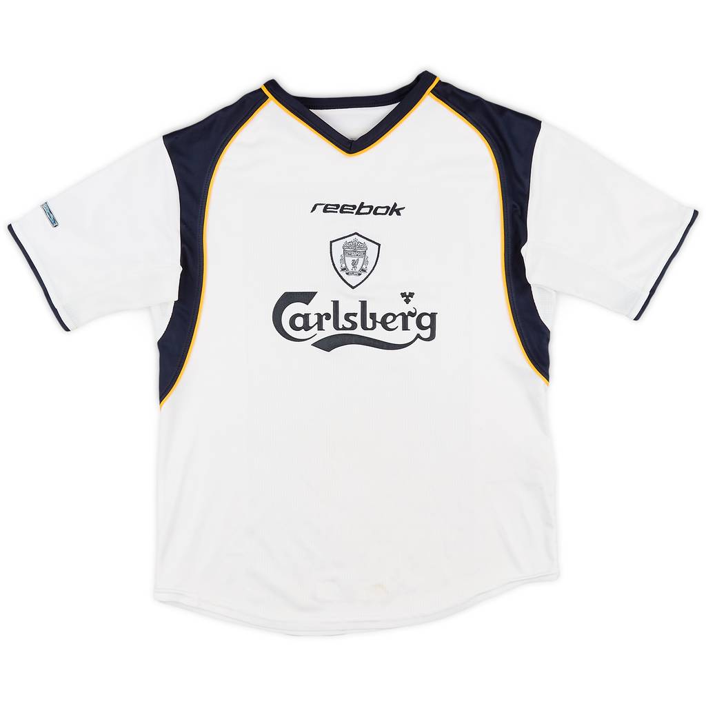 2001-03 Liverpool Away Shirt - 7/10 - (M.Boys)