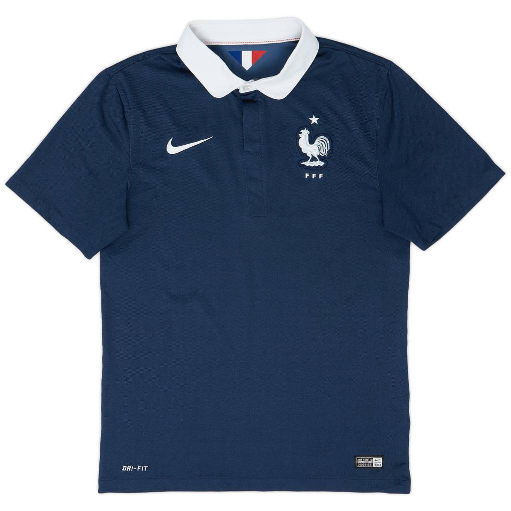 2014-15 France Home Shirt - 9/10 - (S)