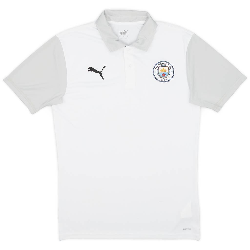 2019-20 Manchester City Puma Polo Shirt - 8/10 - (M)