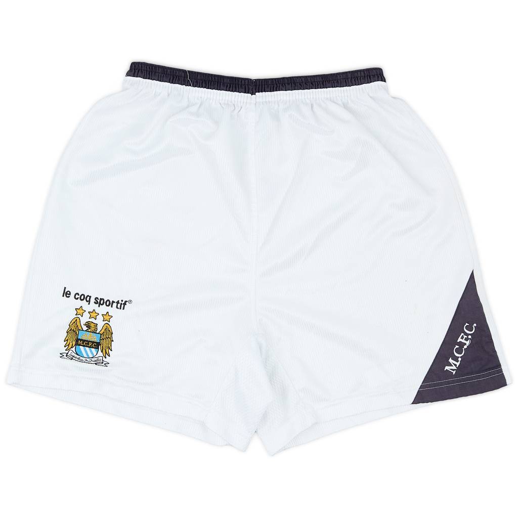 1999-01 Manchester City Home Shorts - 5/10 - (L.Boys)