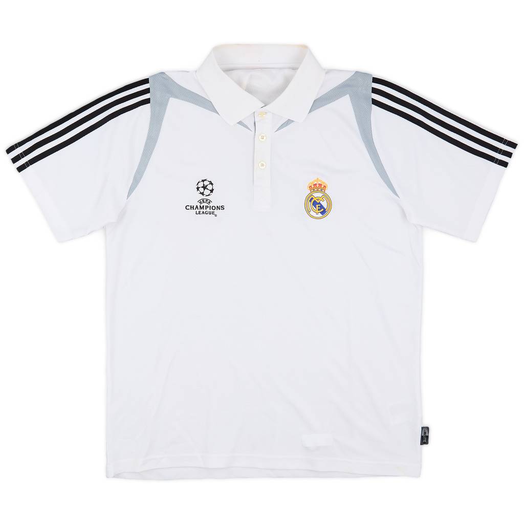 2008-09 Real Madrid adidas CL Polo Shirt - 6/10 - (L)