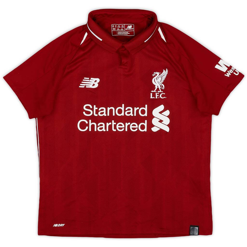2018-19 Liverpool Home Shirt - 7/10 - (M.Boys)