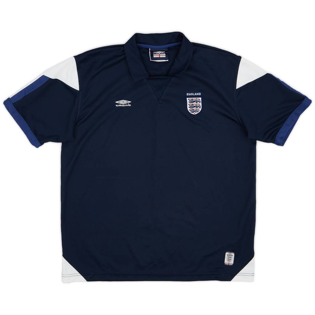 2004-05 England Umbro Polo Shirt - 9/10 - (L)