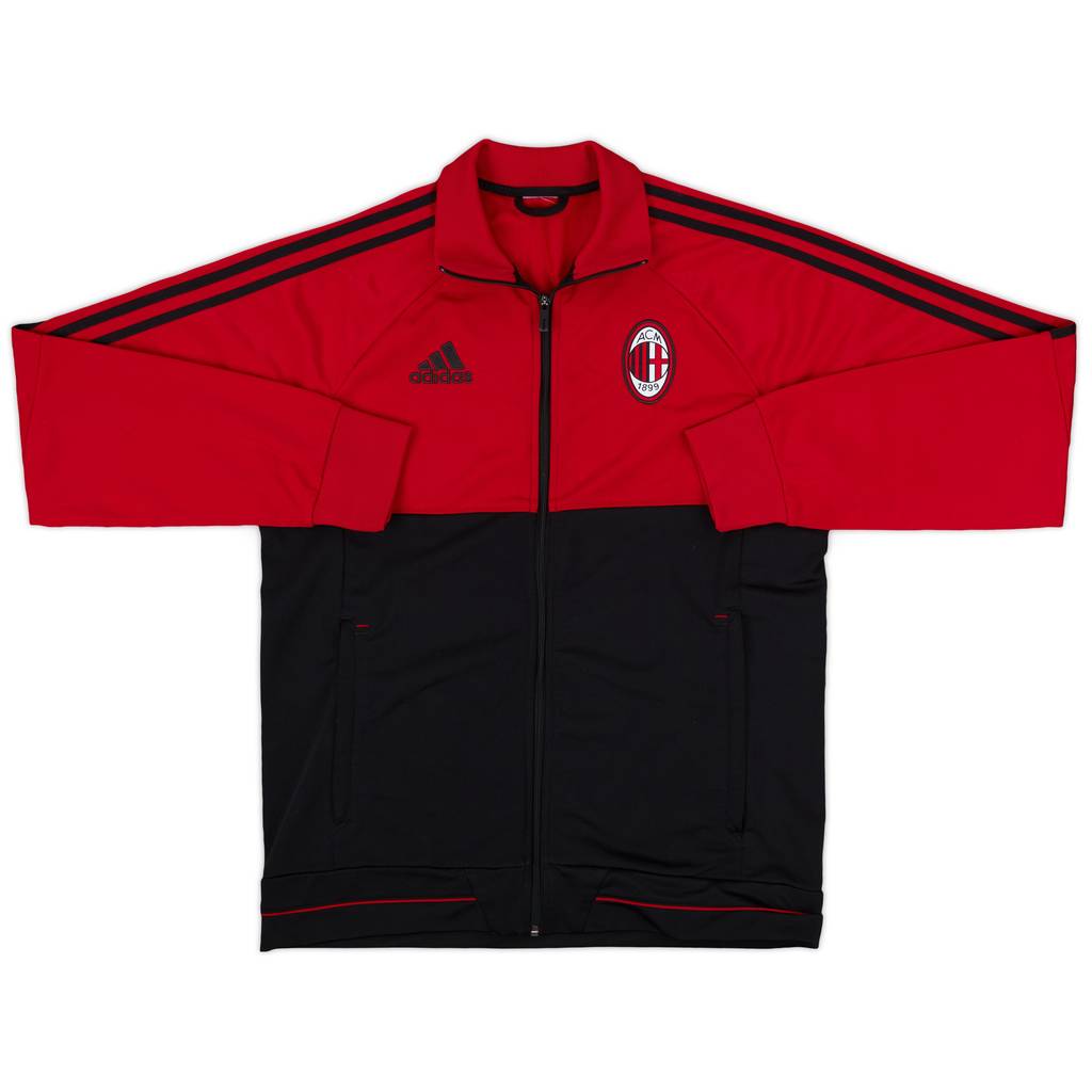 2011-12 AC Milan adidas Track Jacket - 9/10 - (M)