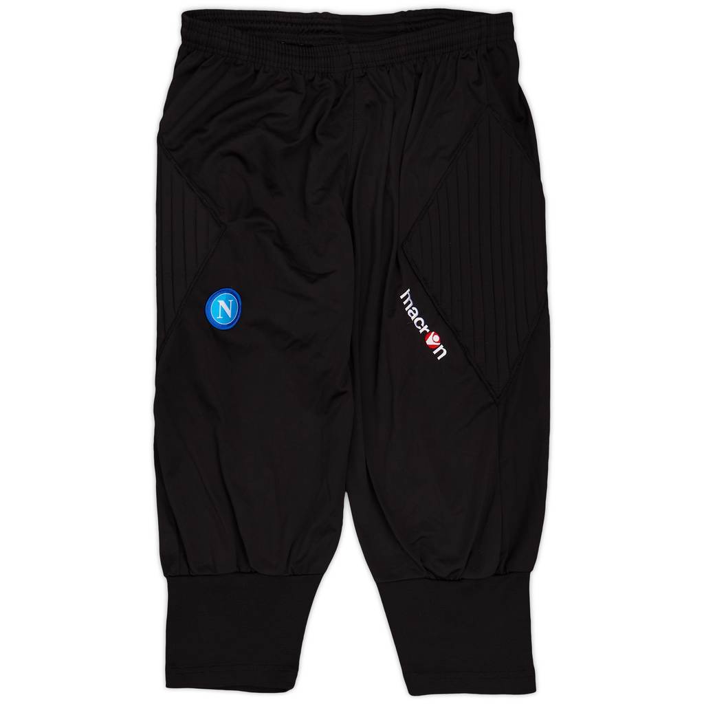 2009-10 Napoli Macron GK 3/4 Training Pants - 8/10 - (XL)