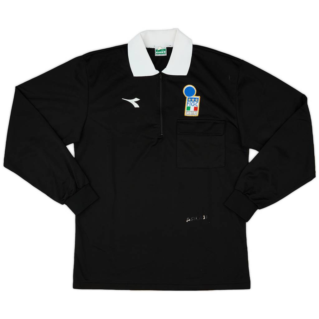 1990s Italy FIGC Diadora Referee L/S Shirt - 5/10 - (M)