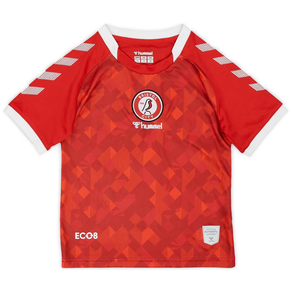 2021-22 Bristol City Home Shirt - 7/10 - (S.Boys)