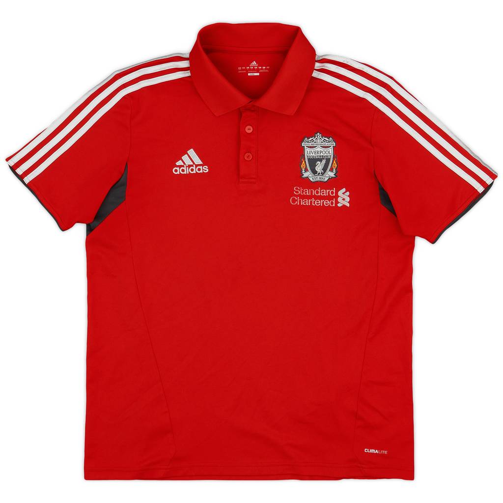 2011-12 Liverpool adidas Polo Shirt - 7/10 - (M)