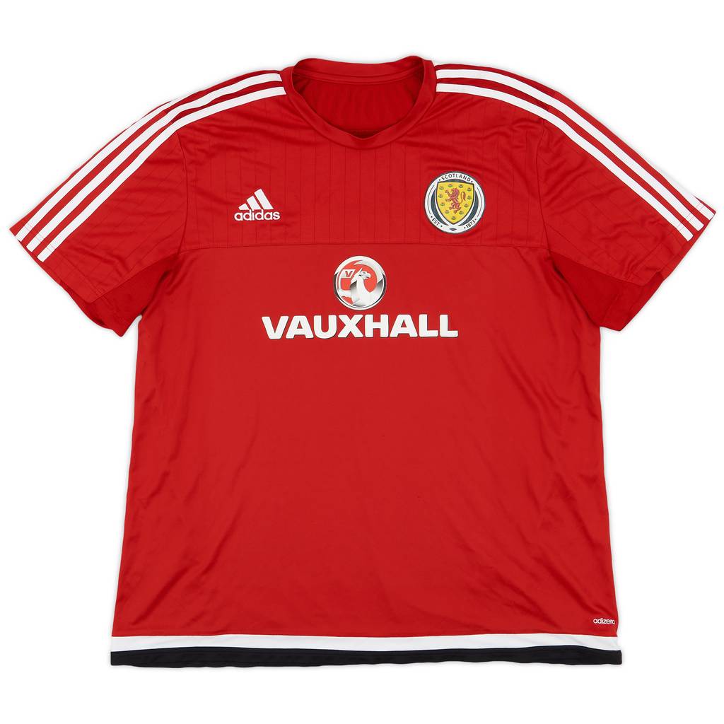 2015-16 Scotland adidas Training Shirt - 7/10 - (XXL)