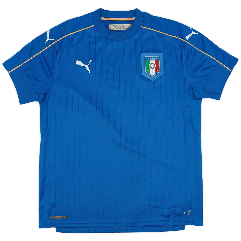 2016-17 Italy Home Shirt - 8/10 - (L)