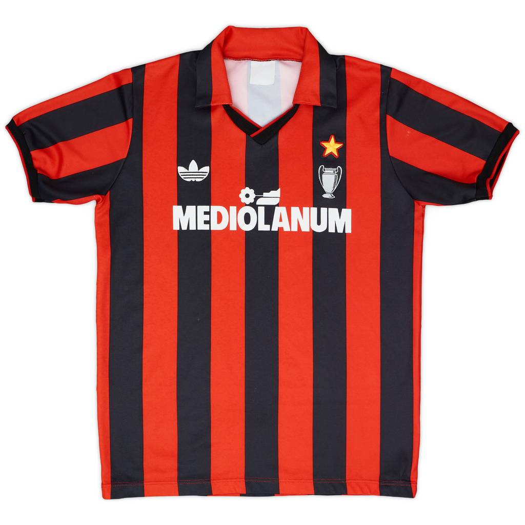 1990-91 AC Milan Home Shirt - 8/10 - (M)