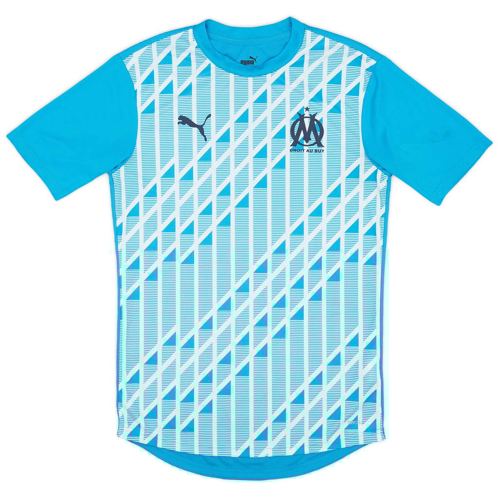 2020-21 Olympique Marseille Puma Training Shirt - 8/10 - (S)