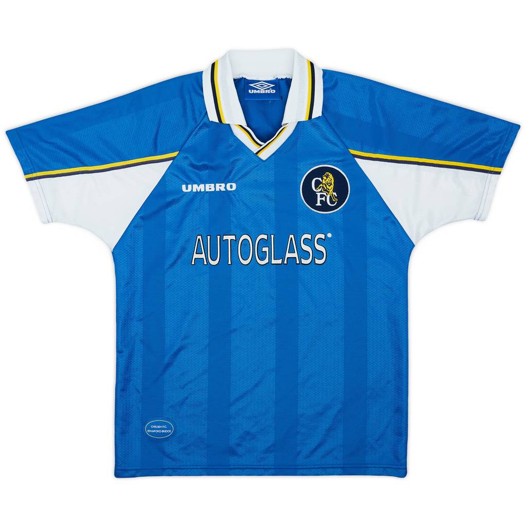 1997-99 Chelsea Home Shirt - 8/10 - (XL.Boys)