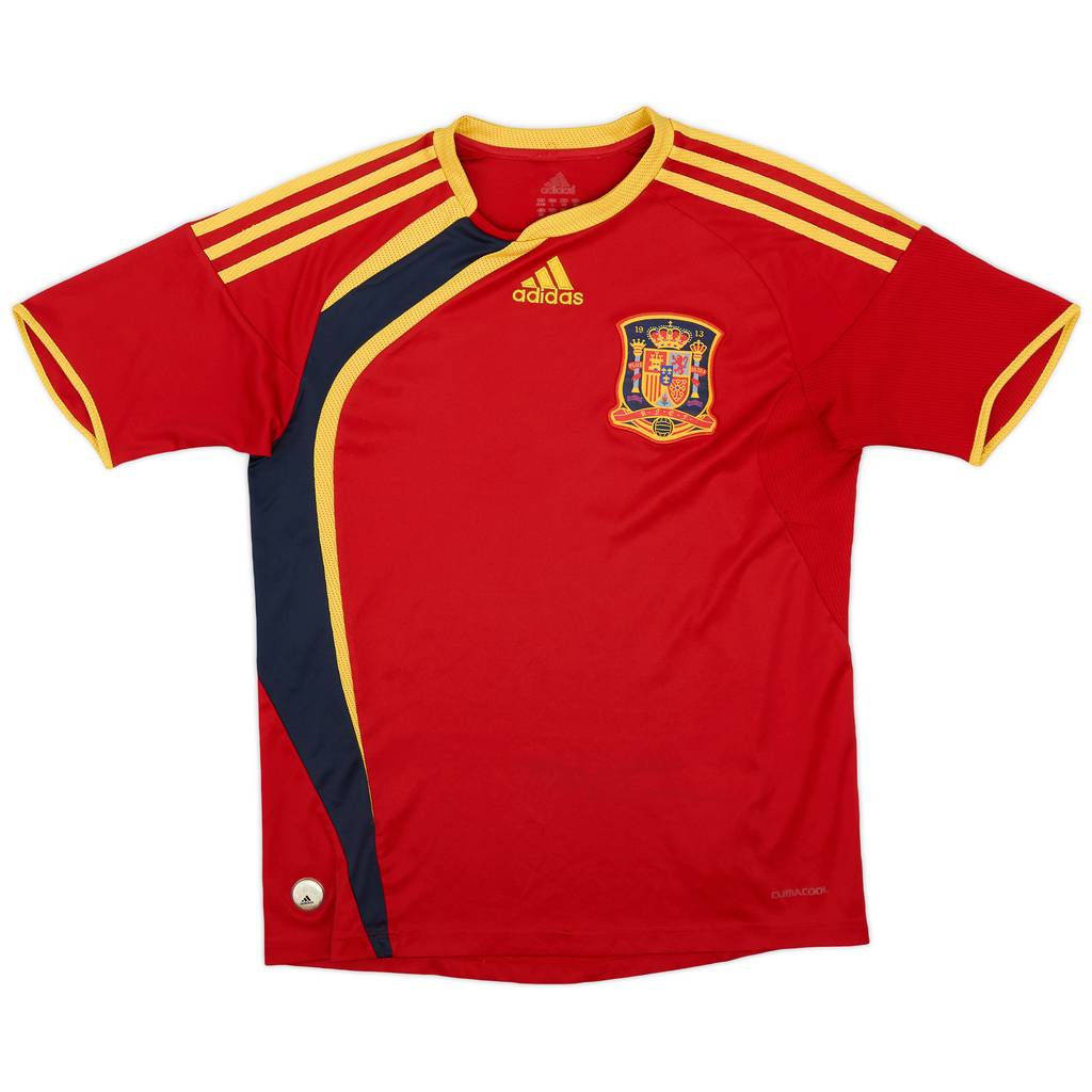 2009 Spain Home Shirt - 8/10 - (L.Boys)