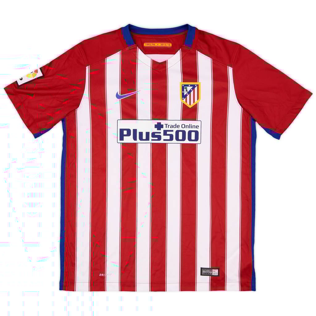 2015-16 Atletico Madrid Home Shirt - 8/10 - (XL.Boys)