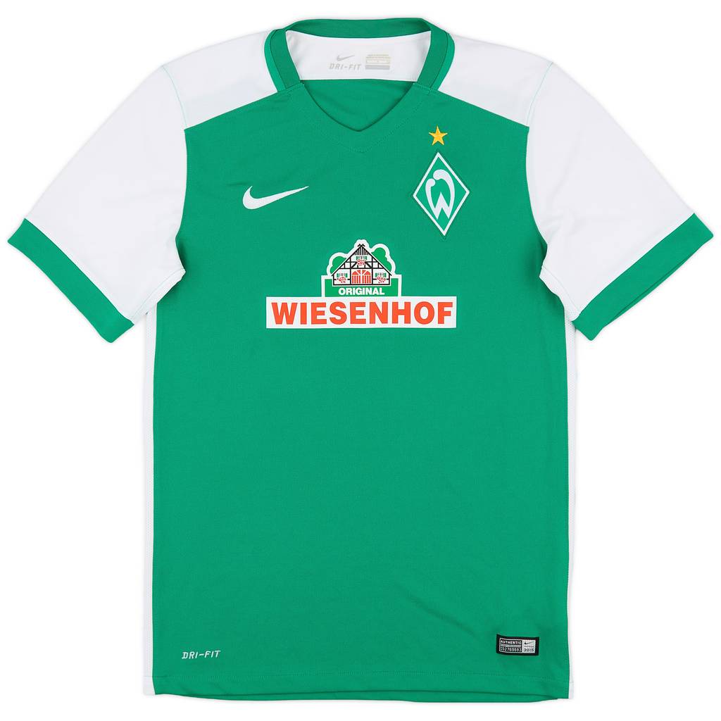 2015-16 Werder Bremen Home Shirt - 10/10 - (S)