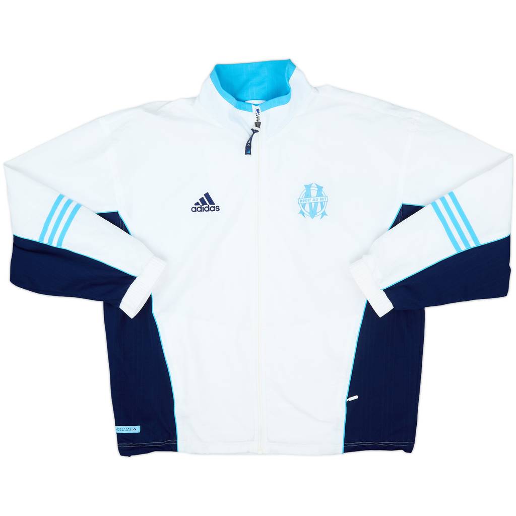 2000-01 Olympique Marseille adidas Track Jacket - 8/10 - (L)
