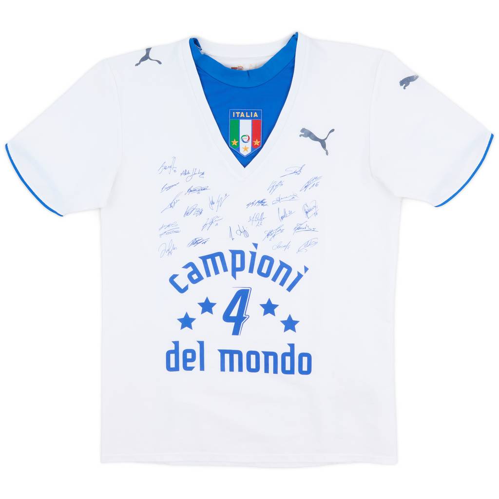 2006 Italy 'Campioni Del Mondo' Away Shirt - 7/10 - (S)
