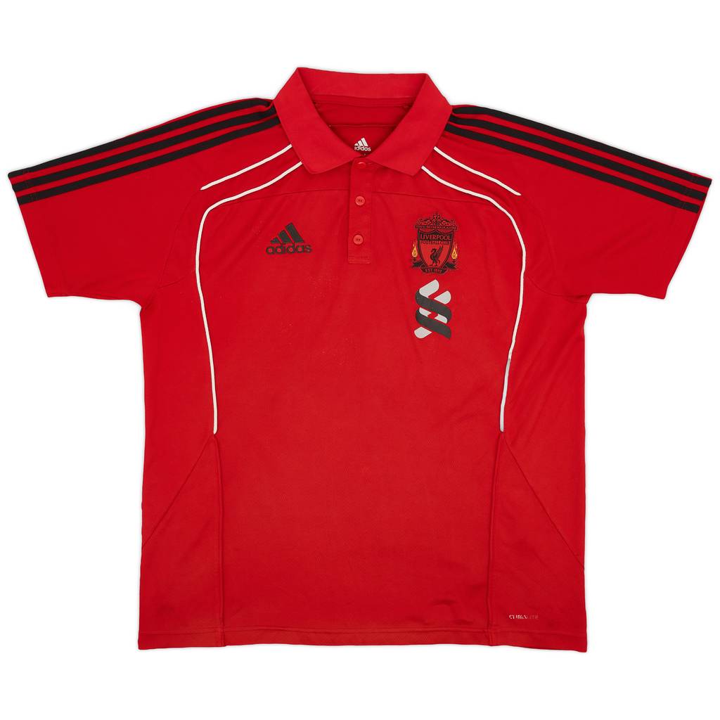 2010-11 Liverpool adidas Polo Shirt - 7/10 - (L/XL)