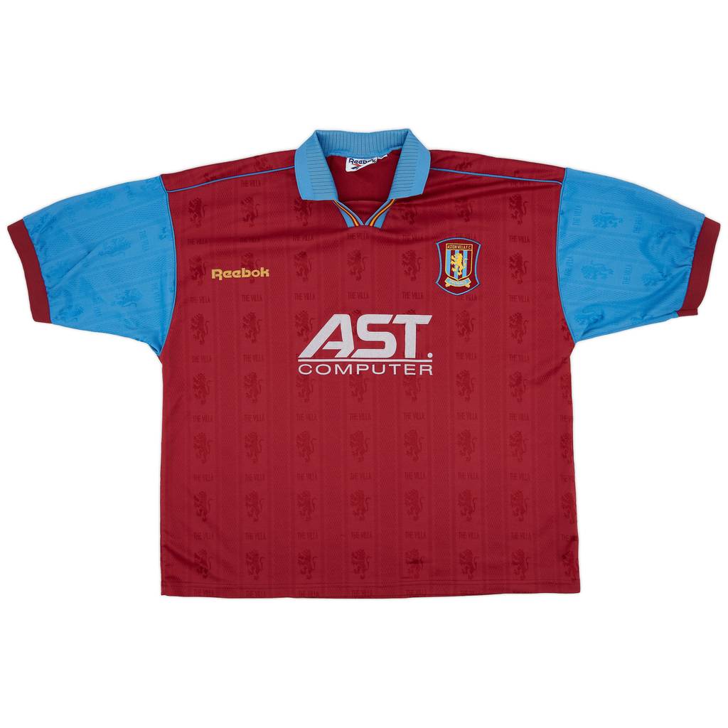 1995-97 Aston Villa Home Shirt - 8/10 - (XXL)