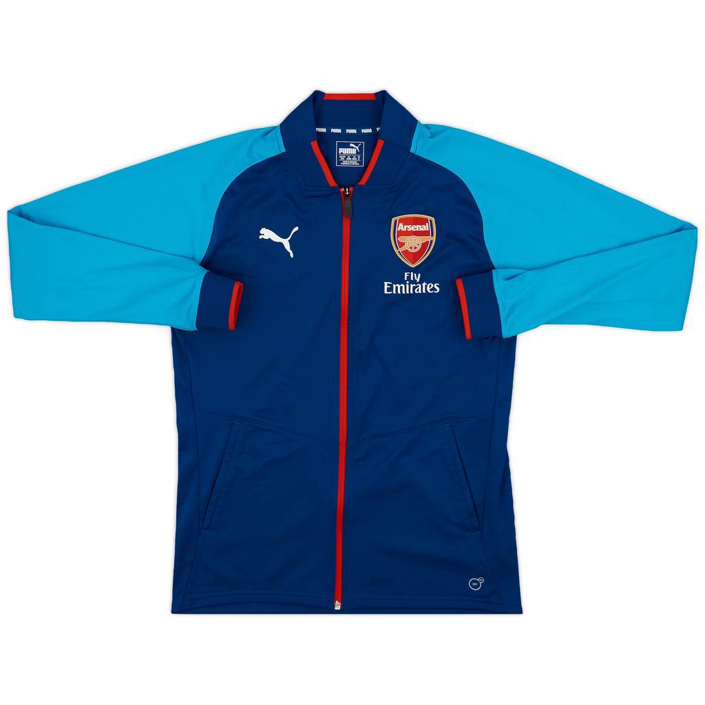 2017-18 Arsenal Puma Track Jacket - 9/10 - (M)