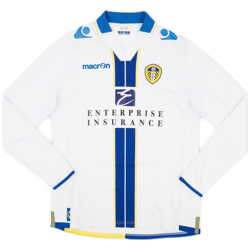 2013-14 Leeds United Home L/S Shirt - 8/10 - (XL)