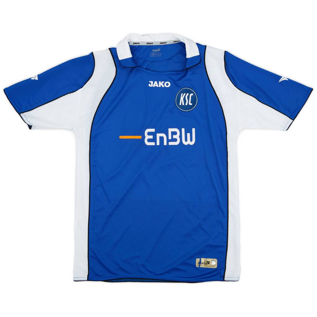 2007-08 Karlsruhe Home Shirt - 6/10 - (S)
