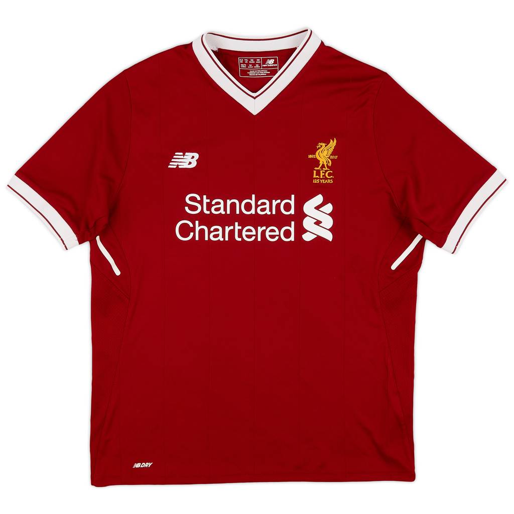 2017-18 Liverpool 125 Years Home Shirt - 8/10 - (XL.Boys)