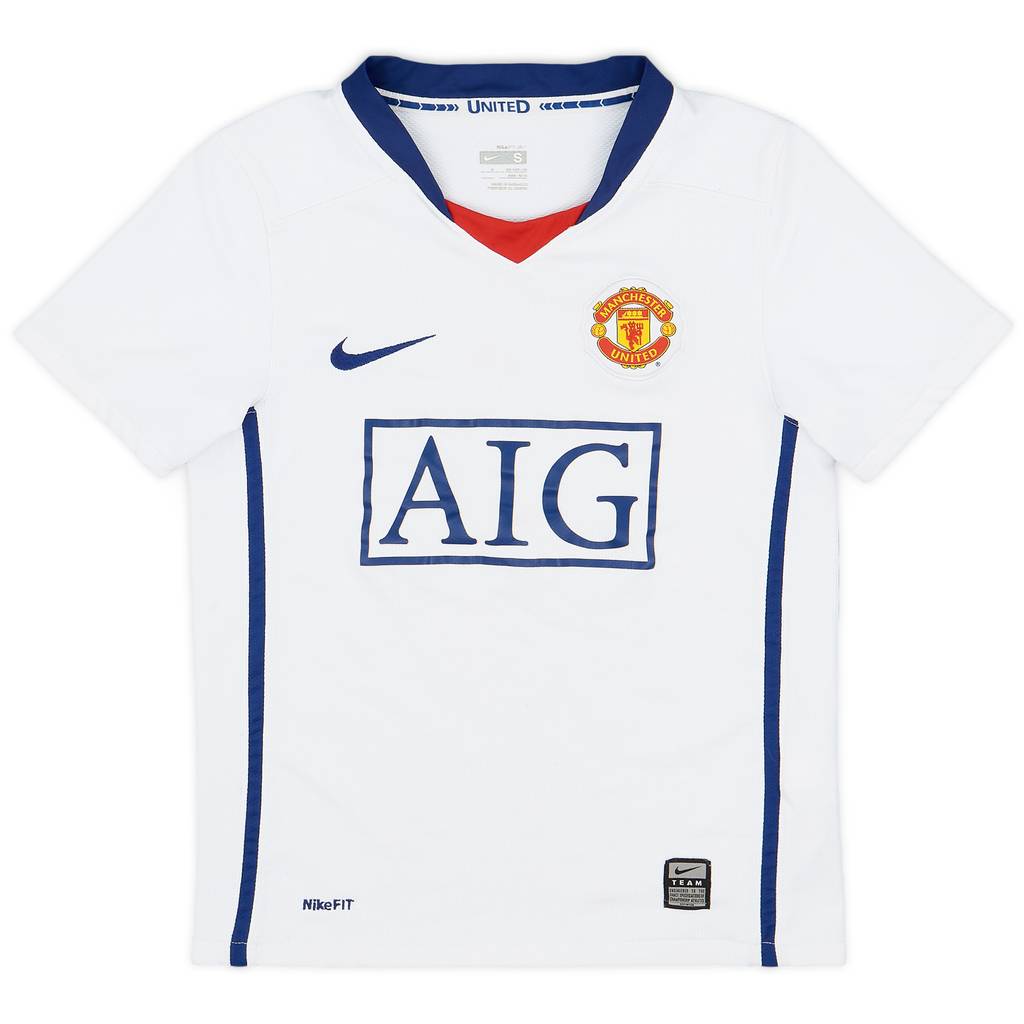 2008-10 Manchester United Away Shirt - 6/10 - (S.Boys)