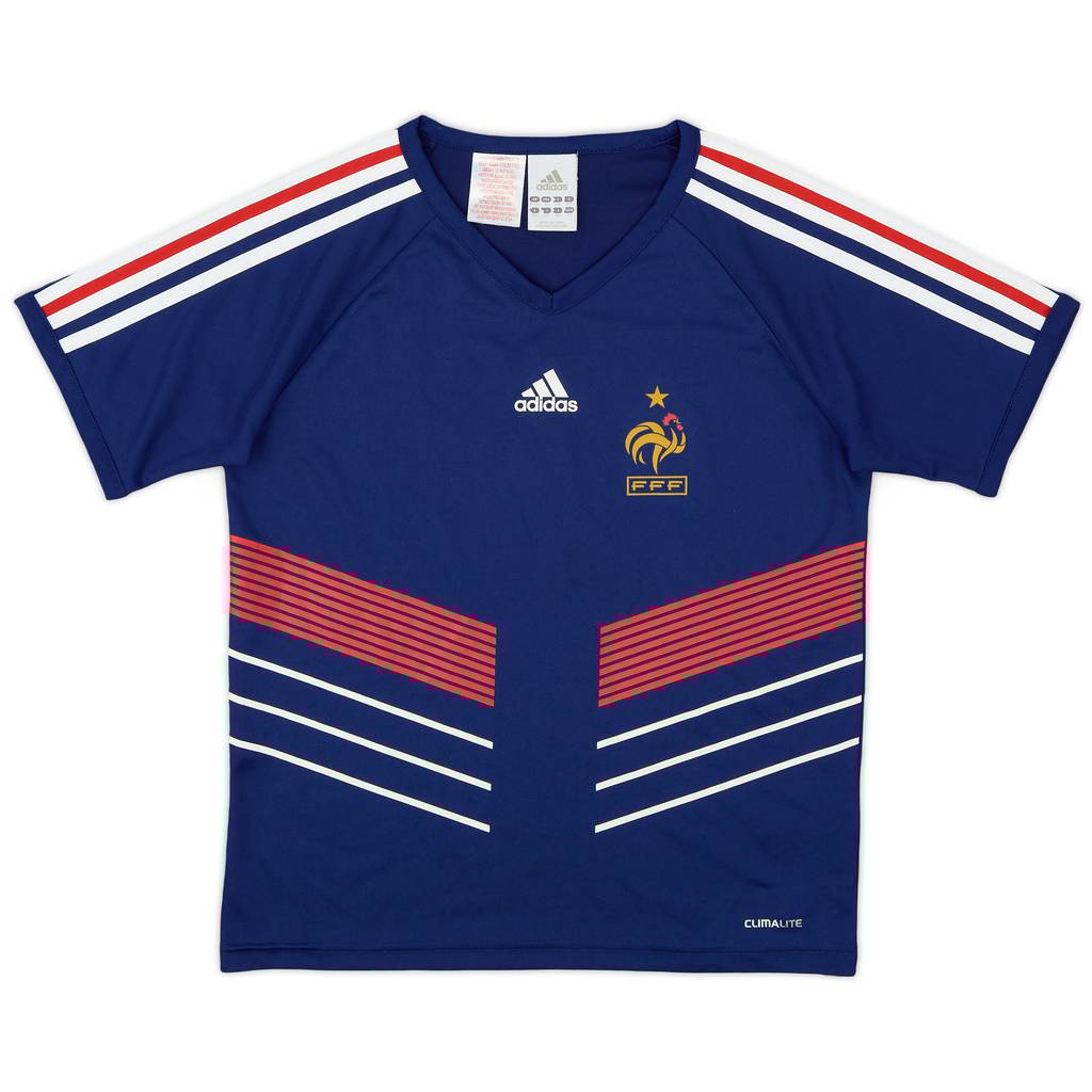 2009-10 France Basic Home Shirt - 8/10 - (M.Boys)