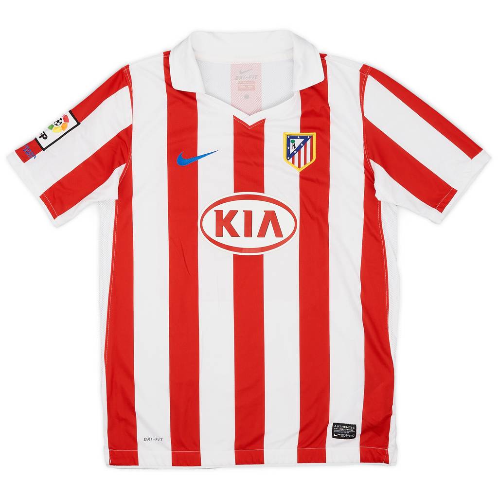 2010-11 Atletico Madrid Home Shirt - 8/10 - (XL.Boys)